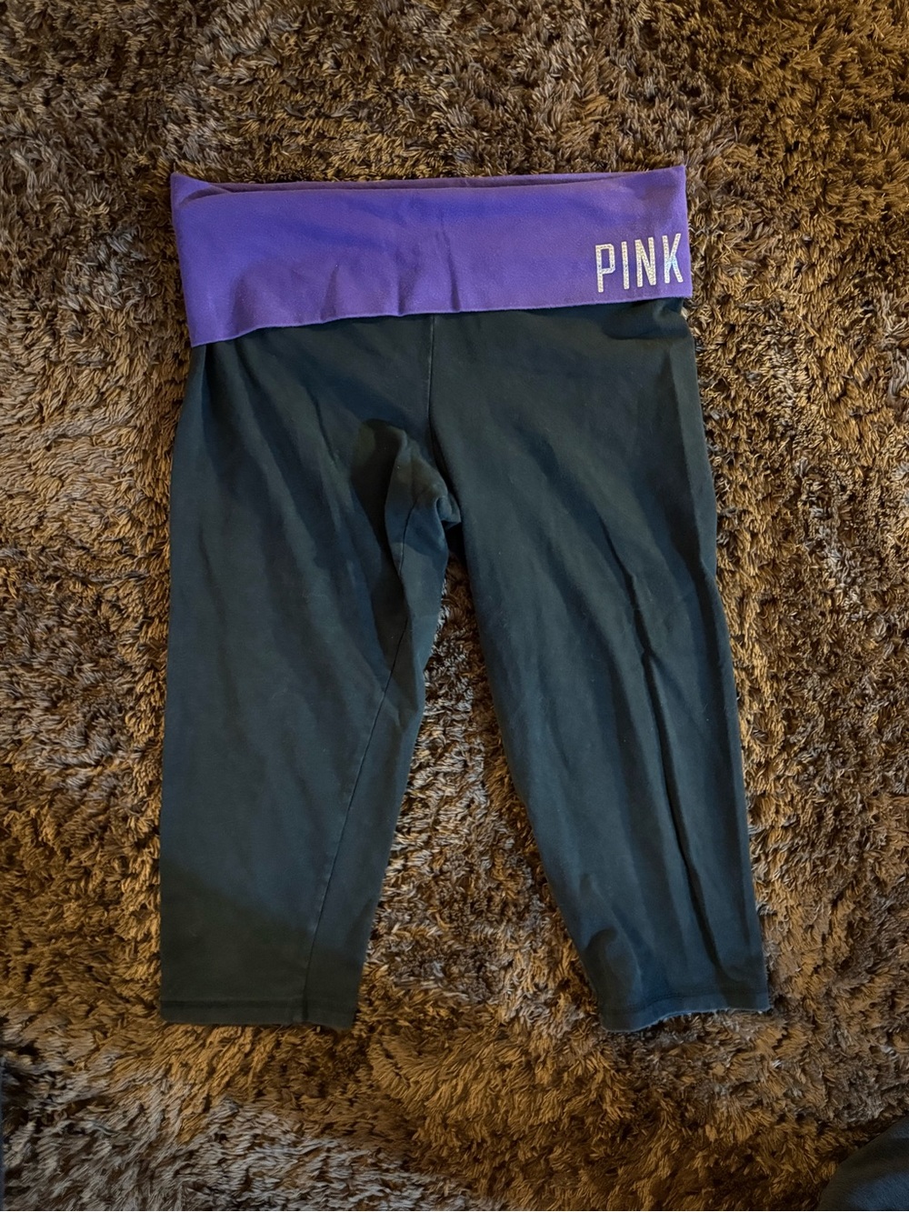 Medium Y2K Pink Yoga Capris